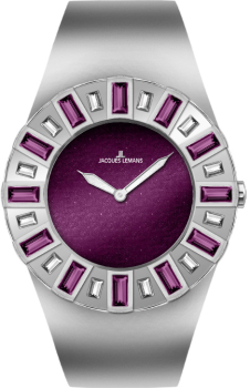 Jacques Lemans 1-1585N Uhr Damen Uhr Edelstahl Quarz 3Bar